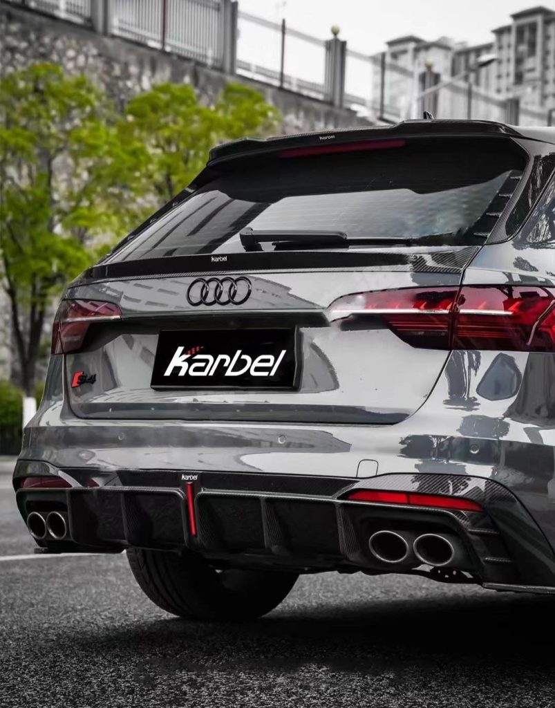 ดิฟฟิวเซอร์ Carbon Fiber Audi S4 B9.5 ทรง Karbel V1 ปี 2020-ON