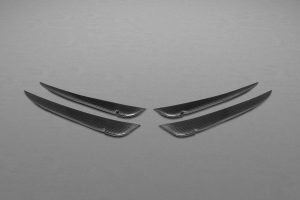 ชิ้นตกแต่งคาร์บอน Ferrari 458 Speciale Capristo Carbon Fiber Front Fins