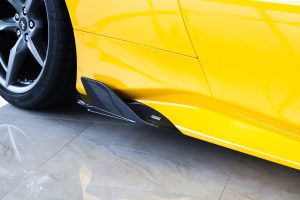 ชิ้นตกแต่งคาร์บอน Ferrari 488 Capristo Carbon Fiber Side Fins