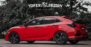 สปอยเลอร์หลัง Honda Civic Hatchback 10th Gen Yofer