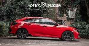 สปอยเลอร์หลัง Honda Civic Hatchback 10th Gen Yofer