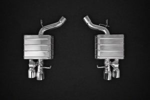 หม้อพักท้าย BMW 650i (F12/F13/F06) Capristo ECE Valved Mufflers + Stainless Tips CES3
