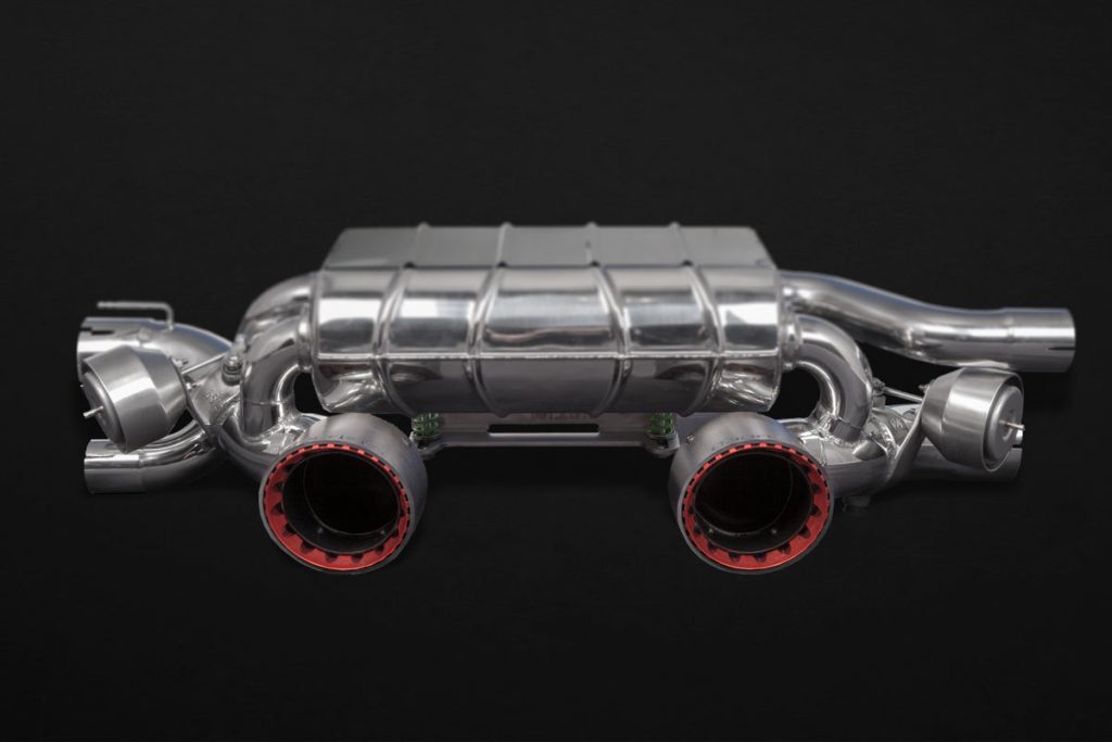 ชุดท่อไอเสีย Porsche 991.2 Carrera/GTS Capristo Valved Exhaust 250 Cell Sport Cats