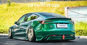 ชุดแต่งรอบคัน Tesla Model 3 2024-2025 Loong PRO Yofer