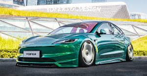 ชุดแต่งรอบคัน Tesla Model 3 2024-2025 Loong PRO Yofer