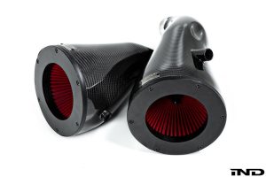 ชุดกรองอากาศ Mercedes C190 / R190 AMG GT / GTS / GTR Black Carbon Intake + Engine C Eventuri