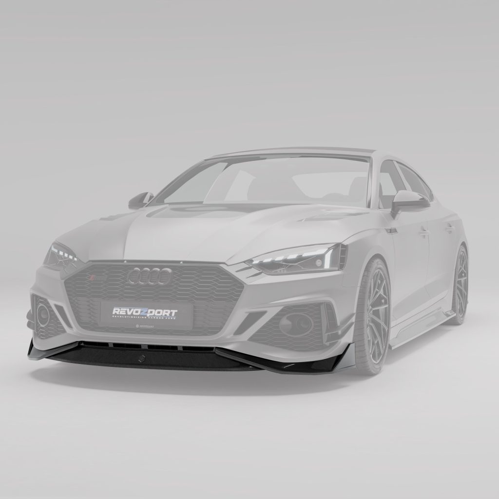 ลิ้นหน้าคาร์บอนไฟเบอร์ Audi RS5 B9.5 Sportback RevoZport