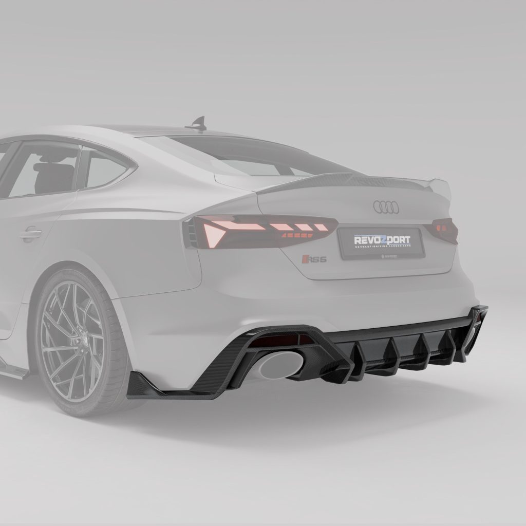 ดิฟฟิวเซอร์หลังคาร์บอนไฟเบอร์ Audi RS5 B9.5 Sportback RevoZport