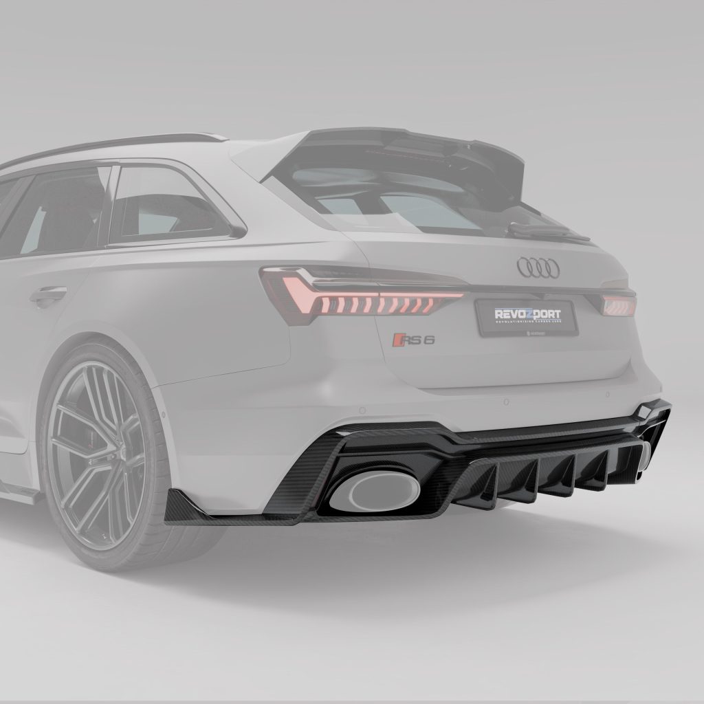 ดิฟฟิวเซอร์หลังคาร์บอนไฟเบอร์ Audi RS6 C8 Avant RevoZport