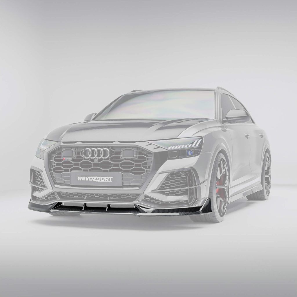 ลิ้นหน้าคาร์บอนไฟเบอร์ Audi RSQ8 RevoZport