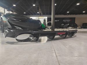 ดิฟฟิวเซอร์ Carbon Fiber Audi S4 A4 S Line B9 ทรง Karbel V3 S-Line ปี 2017-2019