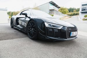 ชิ้นตกแต่งคาร์บอน Audi R8 (Gen2) Capristo Carbon Fiber Front Fins