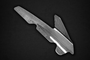 ชิ้นตกแต่งคาร์บอน Audi R8 (Gen2) Facelift Capristo Carbon Fiber Side Fins