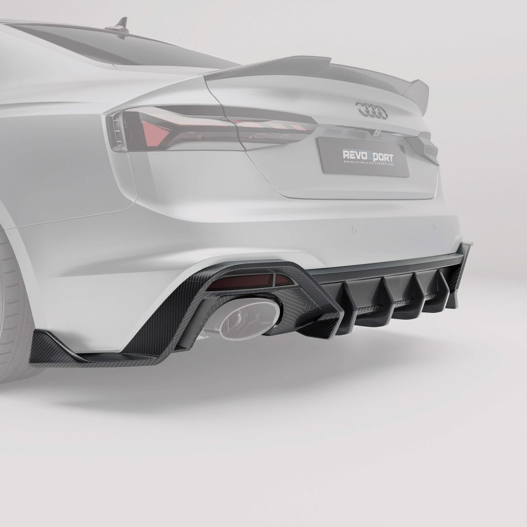 ดิฟฟิวเซอร์หลังคาร์บอนไฟเบอร์ Audi RS5 B9.5 Coupe RevoZport