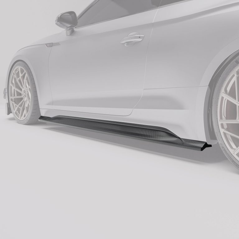 สเกิร์ตข้างคาร์บอนไฟเบอร์ Audi RS5 B9.5 Coupe RevoZport