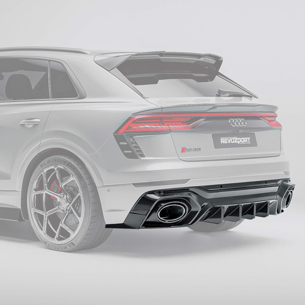 ดิฟฟิวเซอร์หลังคาร์บอนไฟเบอร์ Audi RSQ8 RevoZport