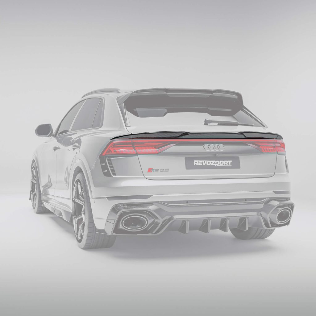 สปอยเลอร์กลางคาร์บอนไฟเบอร์ Audi RSQ8 RevoZport