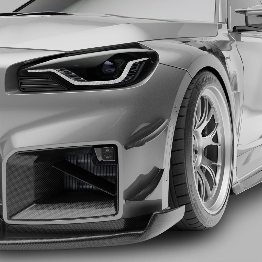 คานาร์ดกันชนหน้าคาร์บอนไฟเบอร์ สาย Aero BMW M2 G87 RevoZport