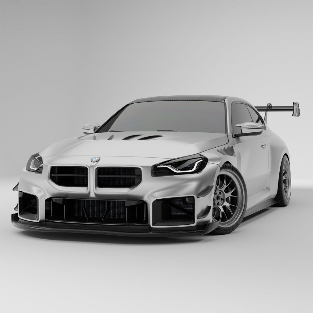 สปลิตเตอร์และแอร์แดมคาร์บอนไฟเบอร์ สาย Aero BMW M2 G87 RevoZport