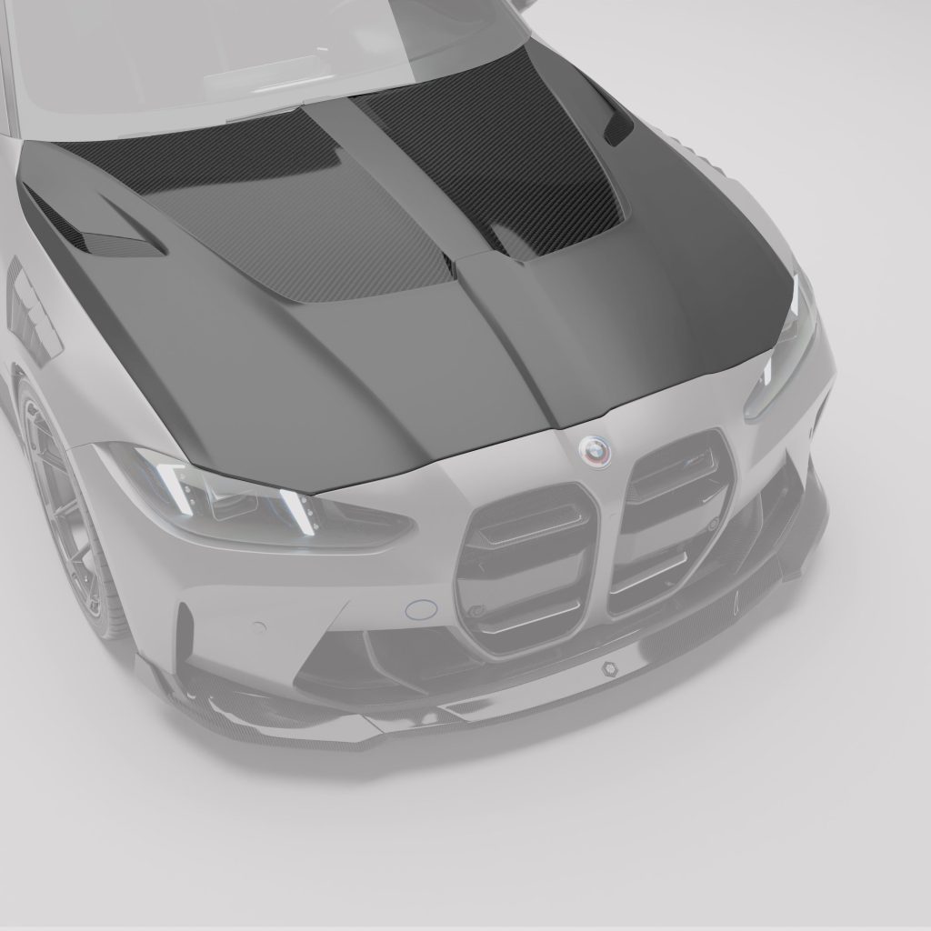 ฝากระโปรงหน้าคาร์บอนไฟเบอร์ BMW M3 G80 RevoZport