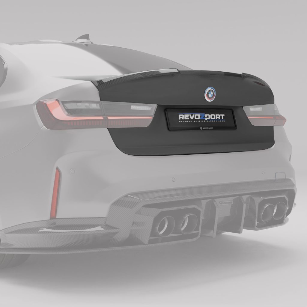 ฝากระโปรงท้ายคาร์บอนไฟเบอร์ BMW M3 G80 RevoZport