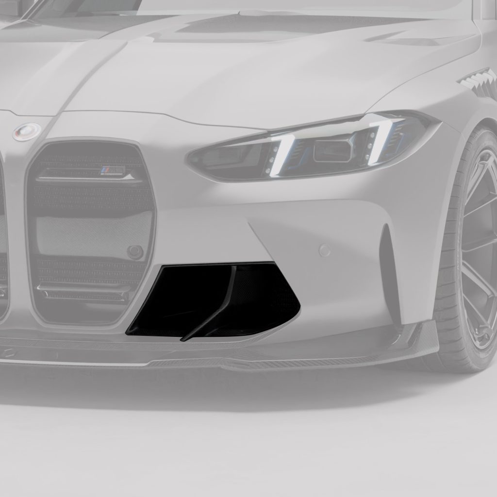 ช่องระบายอากาศหน้าคาร์บอนไฟเบอร์ BMW M3 G81 Touring RevoZport