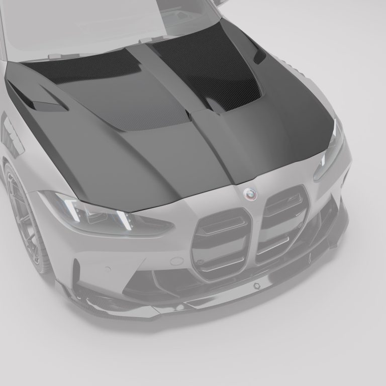 ฝากระโปรงหน้าคาร์บอนไฟเบอร์ BMW M3 G81 Touring RevoZport