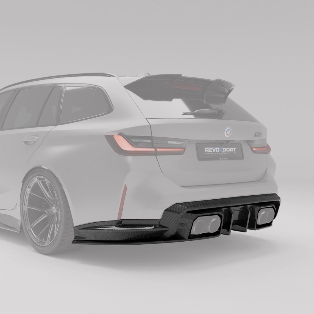 ดิฟฟิวเซอร์หลังคาร์บอนไฟเบอร์ BMW M3 G81 Touring RevoZport