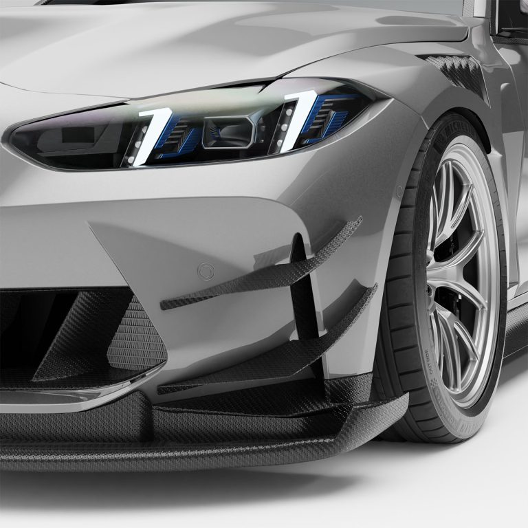 คานาร์ดกันชนหน้าคาร์บอนไฟเบอร์ BMW M4 G82 RevoZport