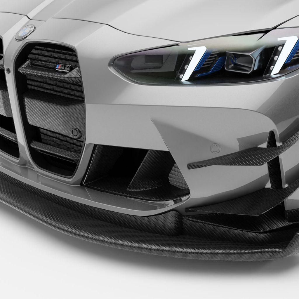 ช่องดักลมกันชนหน้าคาร์บอนไฟเบอร์ BMW M4 G82 RevoZport