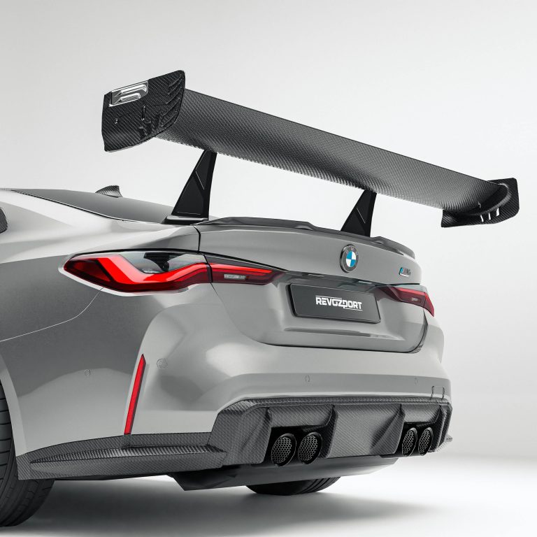 ดิฟฟิวเซอร์หลังทดแทนของเดิมคาร์บอนไฟเบอร์ BMW M4 G82 RevoZport