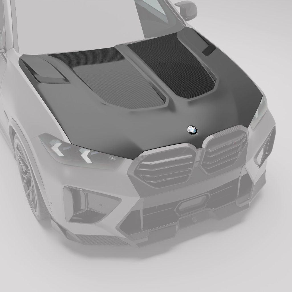 ฝากระโปรงหน้าคาร์บอนไฟเบอร์ BMW X5M F95 RevoZport