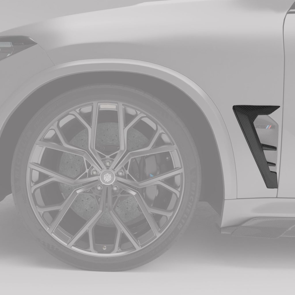 ช่องระบายอากาศข้างคาร์บอนไฟเบอร์ BMW X5M F95 RevoZport