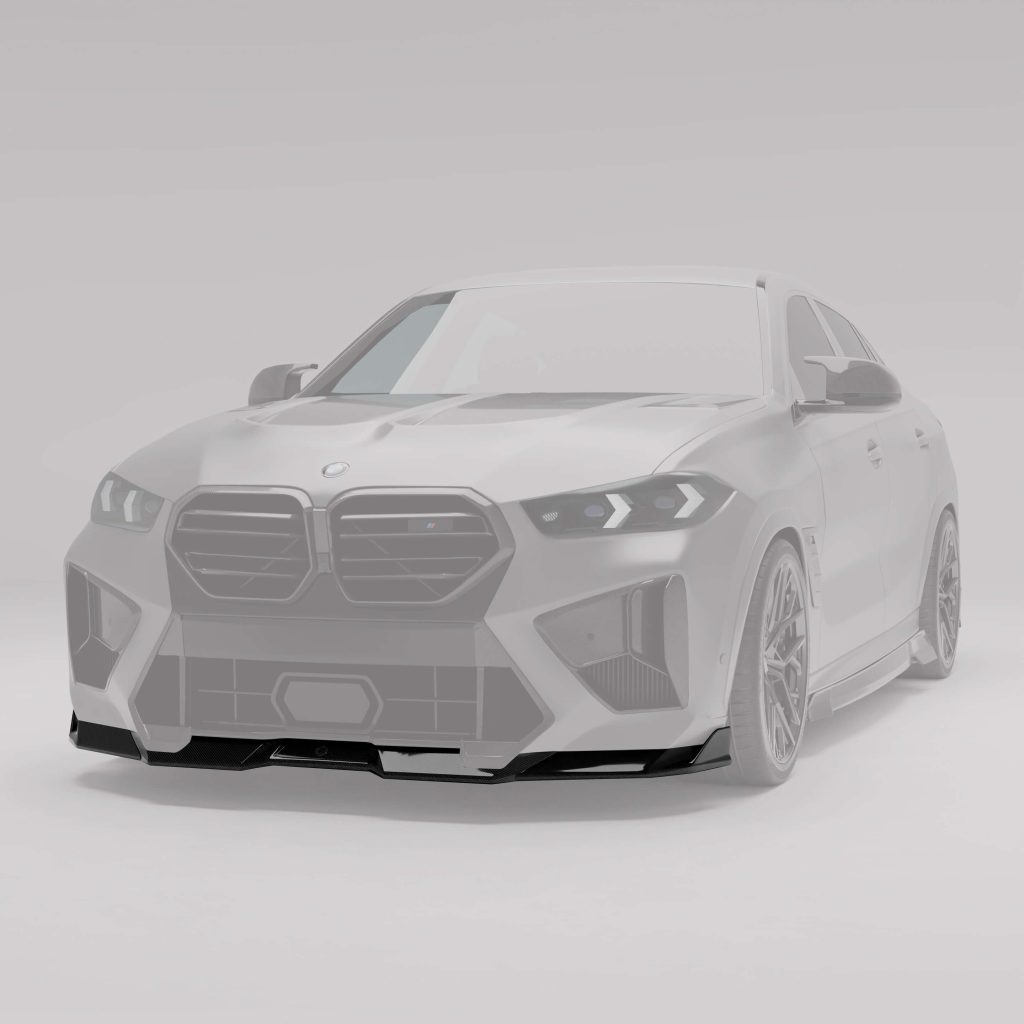 ลิ้นหน้าคาร์บอนไฟเบอร์ BMW X6M F96 RevoZport