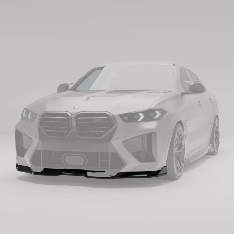 ลิ้นหน้าคาร์บอนไฟเบอร์ BMW X6M F96 RevoZport