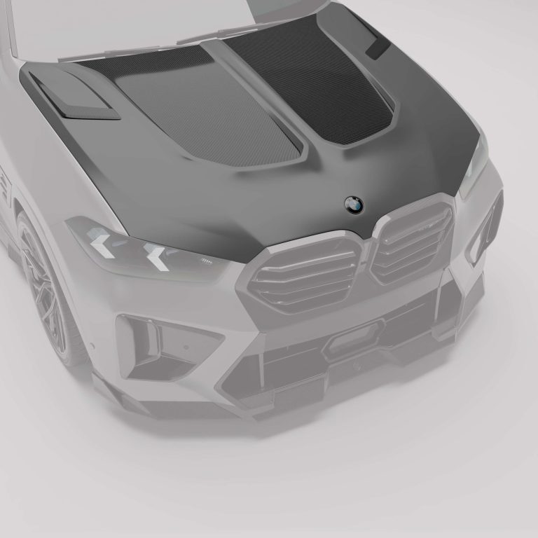 ฝากระโปรงหน้าคาร์บอนไฟเบอร์ BMW X6M F96 RevoZport
