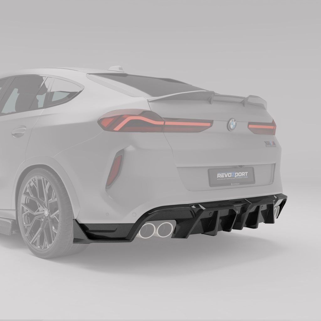 ดิฟฟิวเซอร์หลังคาร์บอนไฟเบอร์ BMW X6M F96 RevoZport