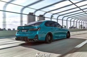 ดิฟฟิวเซอร์ Carbon Fiber BMW 3 Series G20 330i M340i G21 LCI ทรง Karbel V2