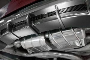 ดิฟฟิวเซอร์ท้าย BMW 428i/435i Rear Skirt Apron/Diffuser Capristo