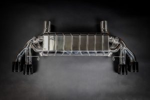 ชุดท่อไอเสีย BMW M5CS (F90) Capristo ECE Valved Exhaust + Wicrom Tips OE