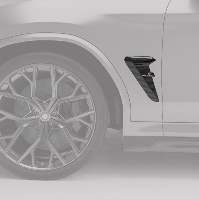 ช่องระบายอากาศแก้มข้างคาร์บอนไฟเบอร์ BMW X3M F97 RevoZport