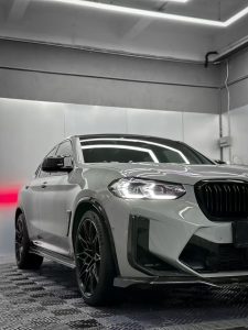 ชิ้นตกแต่งคาร์บอน Carbon Fiber BMW X4M/C F98 X3M/C F97 LCI ทรง Karbel