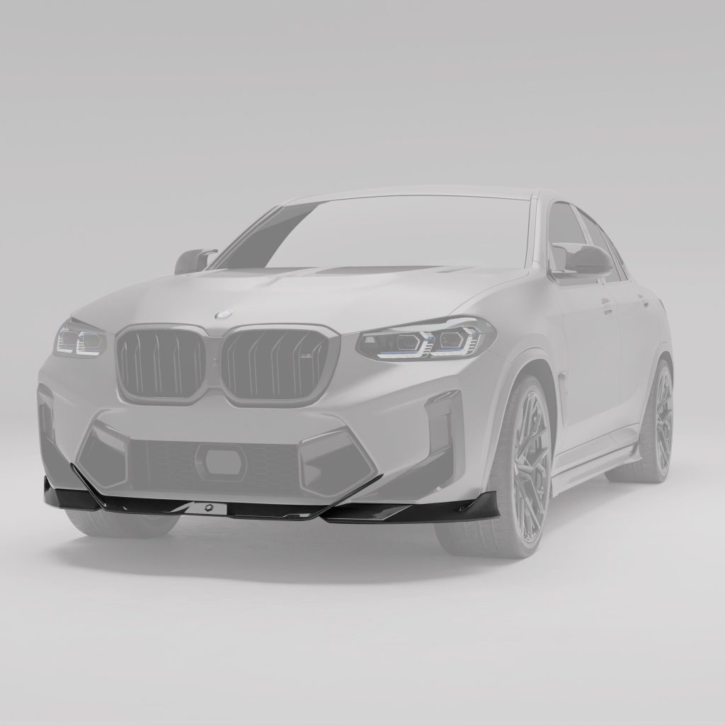 ลิ้นหน้าคาร์บอนไฟเบอร์ BMW X4M F98 RevoZport