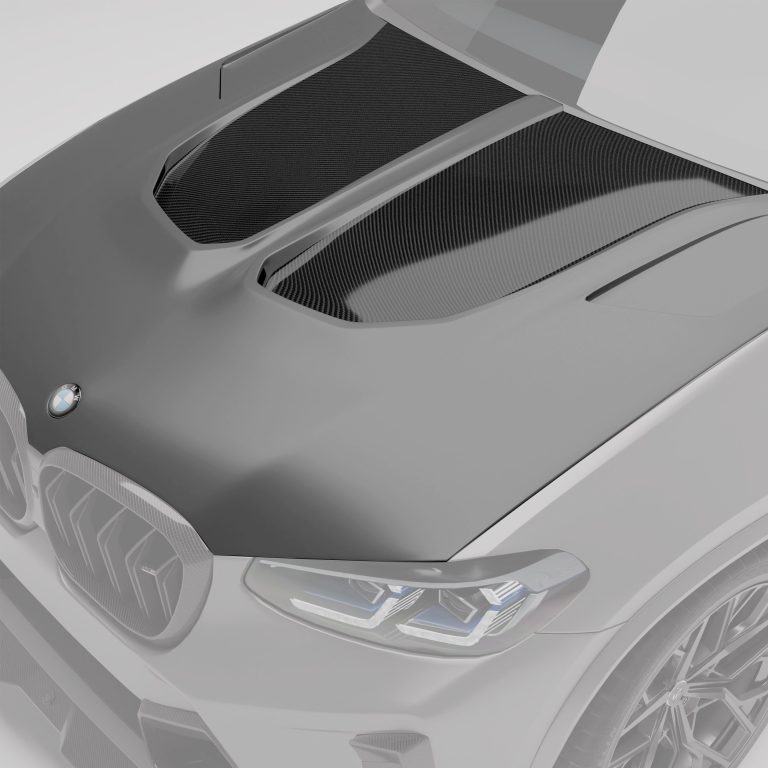 ฝากระโปรงหน้าคาร์บอนไฟเบอร์ BMW X4M F98 RevoZport
