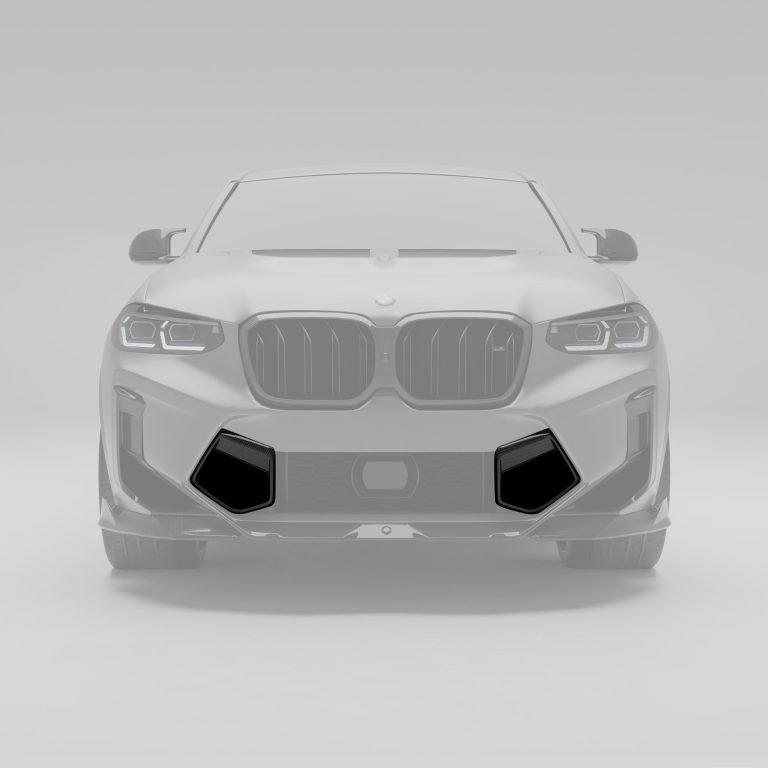 ช่องระบายอากาศกันชนหน้าคาร์บอนไฟเบอร์ BMW X4M F98 RevoZport