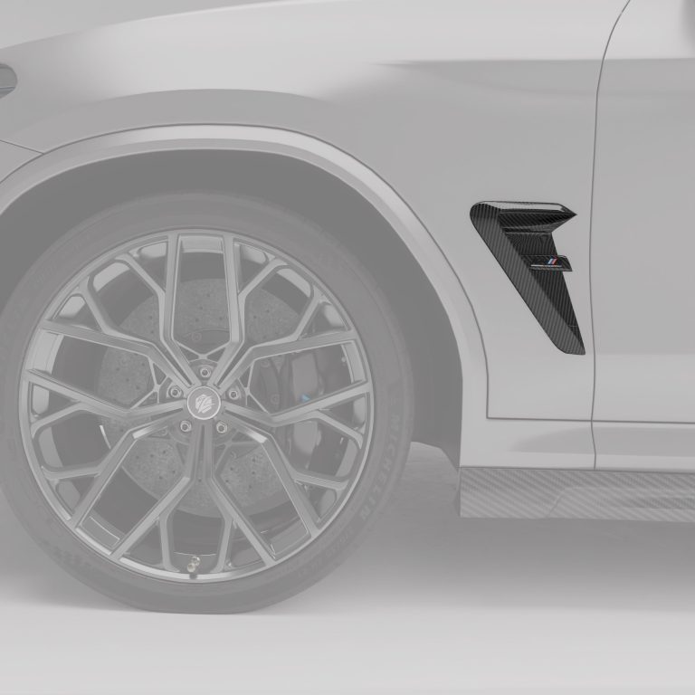 ช่องระบายอากาศแก้มข้างคาร์บอนไฟเบอร์ BMW X4M F98 RevoZport