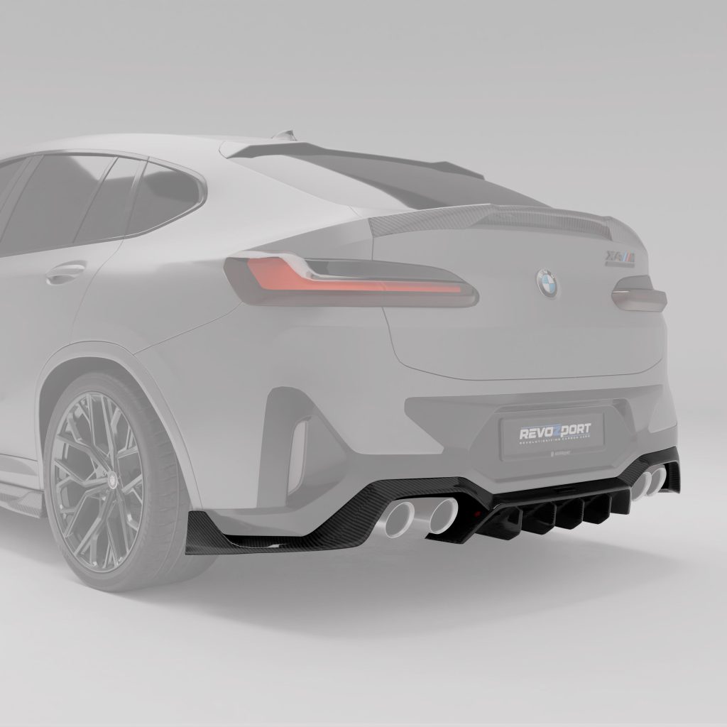 ดิฟฟิวเซอร์หลังคาร์บอนไฟเบอร์ BMW X4M F98 RevoZport