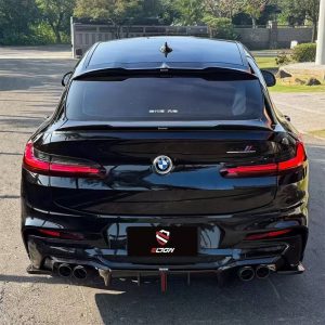 สปอยเลอร์หลังคา Carbon Fiber BMW X4 X4M X4MC G02/F98 Coupe ทรง Karbel ปี 2019-ON