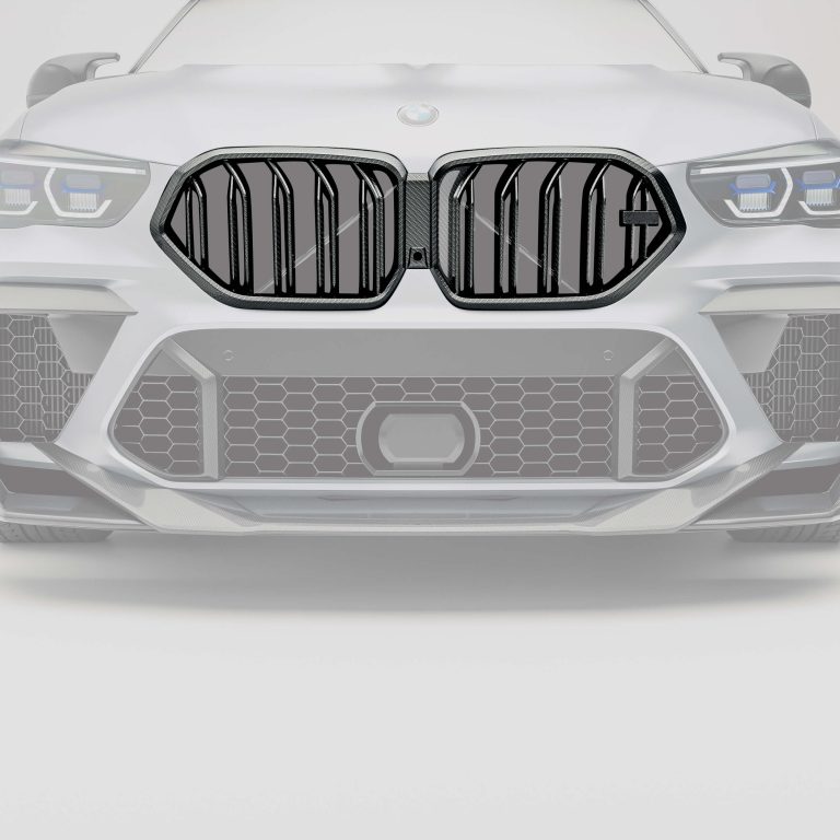 กระจังหน้าคาร์บอนไฟเบอร์ BMW X6M F96 RevoZport