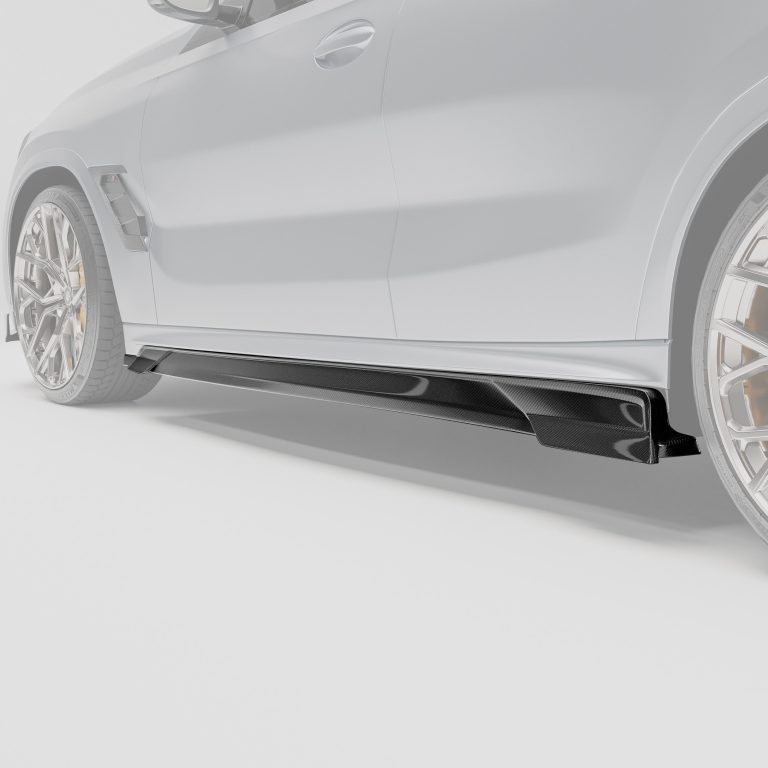 สเกิร์ตข้างคาร์บอนไฟเบอร์ BMW X6M F96 RevoZport